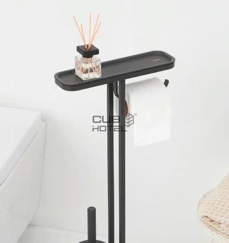 Roll Holder with Towel Holder and Shelf - MINDSET BRABANTIA